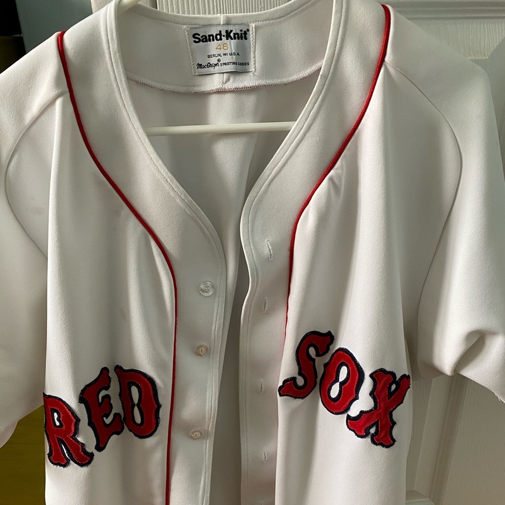Men’s authentic Red Sox jersey